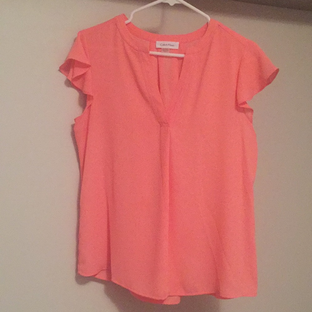 Calvin Klein flutter tee